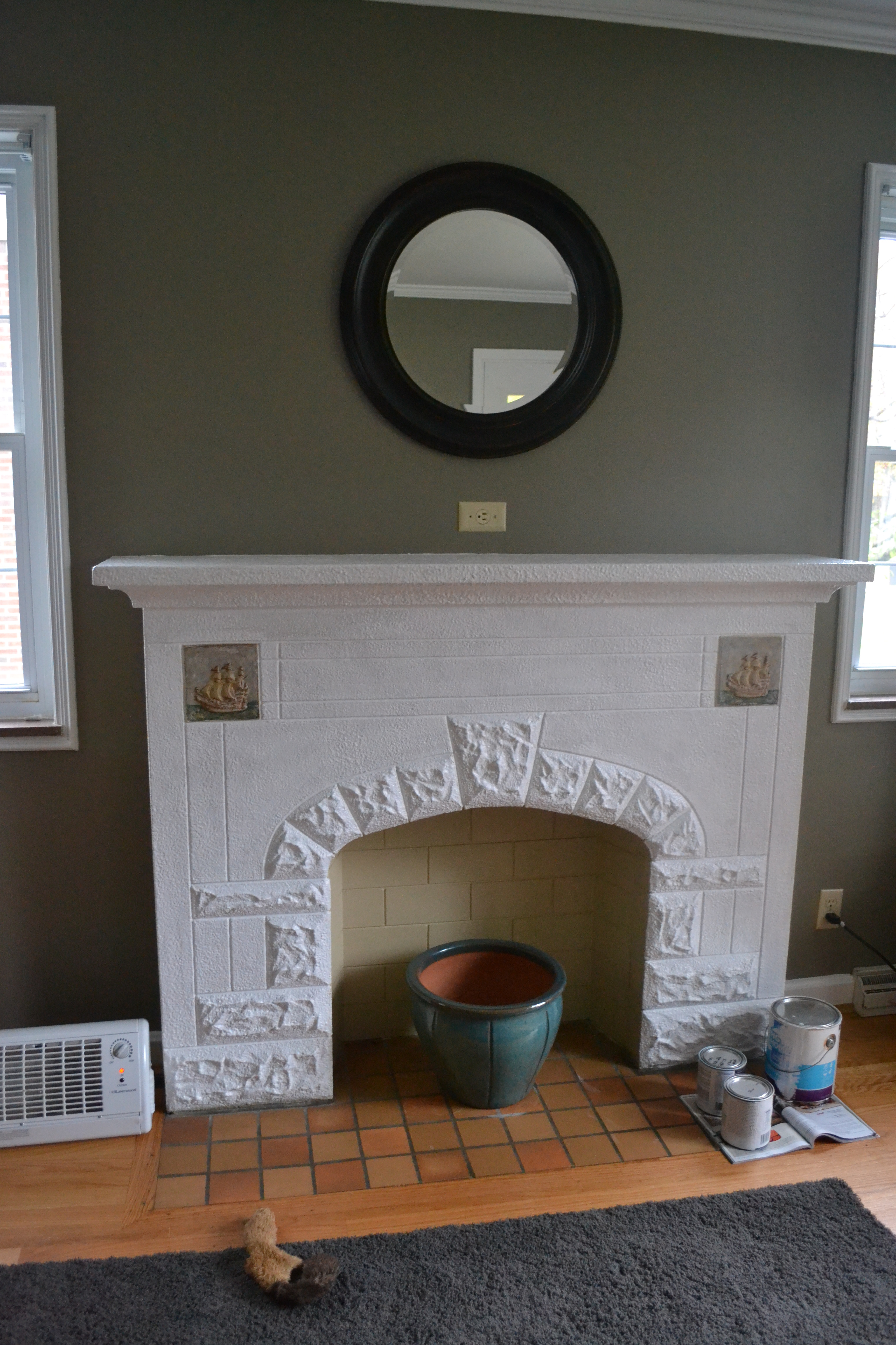 A Family Room Makeover Blue Hump